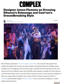 Complex - Designer James Flemons on Dressing Rihanna's Entourage and Cam'ron's Groundbreaking Style
