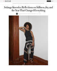 HARPERS BAZAAR - Solange Knowles: Reflections on Stillness, Joy, and the Year That Changed Everything